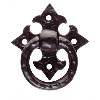 Ring Pull on Gothic Cross Backplate image.