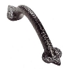 Small Fleur D Lys Pull Handle (Dimple Finish) image.