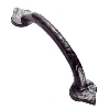 Small Fleur D Lys Pull Handle (Hammered Finish) image.