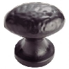 Hammered Finish Oval Knob image.