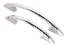 Dual Finish Curved Cabinet Pull image.