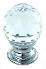 Faceted Lead Crystal Cupboard Knob image.