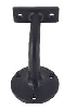 Black antique handrail bracket image.