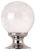Glass ball cupboard knob image.