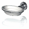 English Bone China Soap Dish &amp; Holder image.