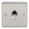 Steel Push On/Off Dimmers image.