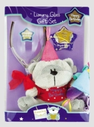 Image for 09-11CM PLUSH &amp; WINE GLASS (S).