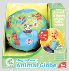 Image for 08-LEAPFROG HUG &amp; LEARN ANIMAL GLOBE.