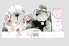 09-10CM BRIDE &amp; GROOM BEAR (S) image.